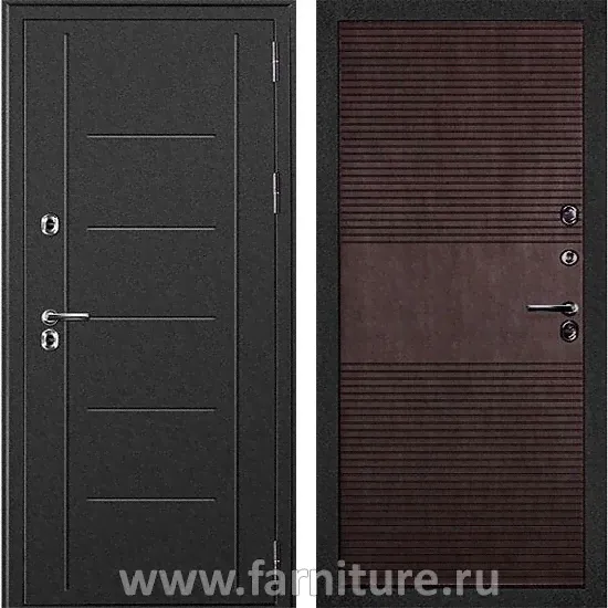Входная дверь Дверной Континент с терморазрывом Термаль Венге с терморазрывом-1